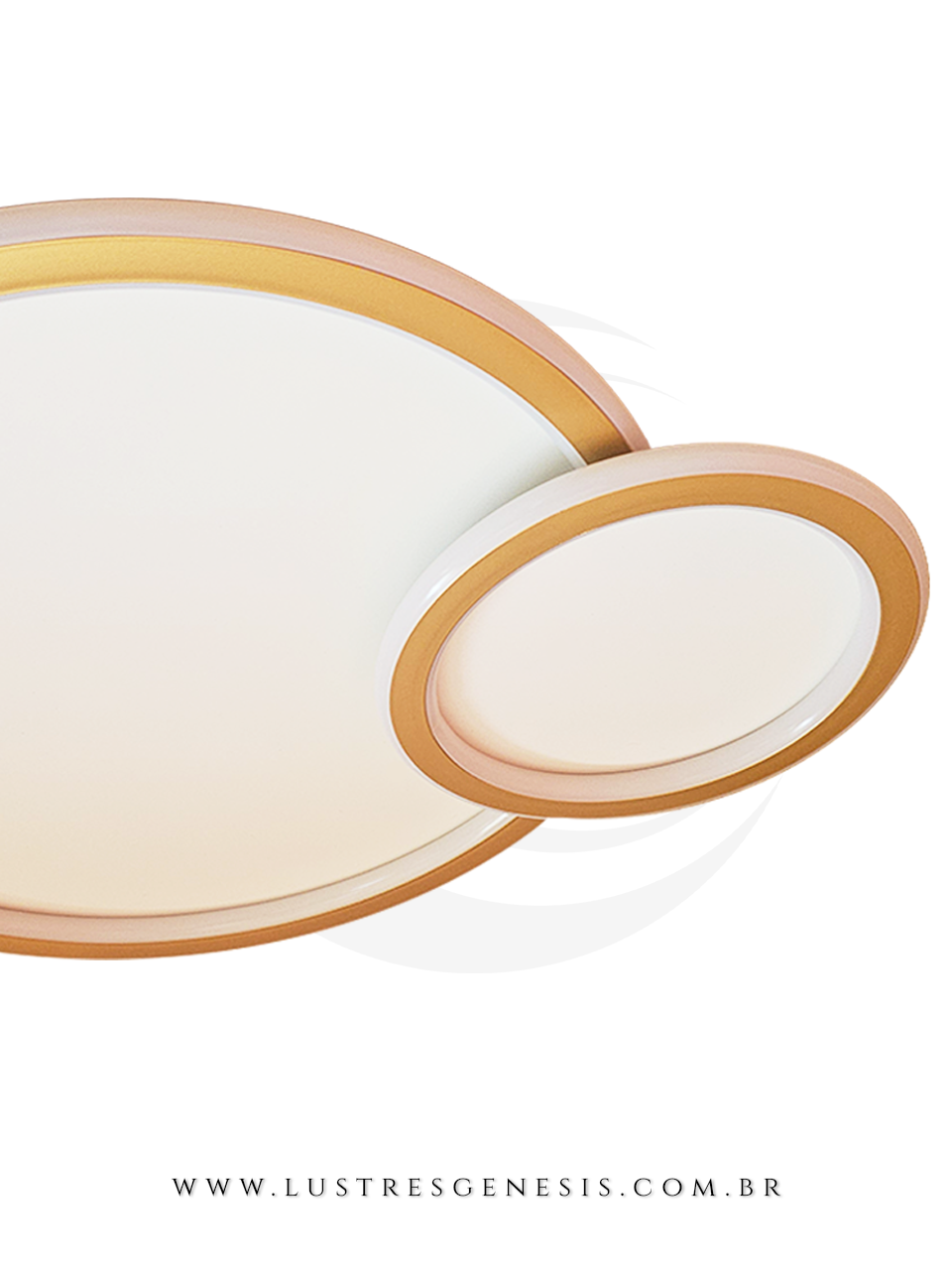 Plafon de LED Dourado